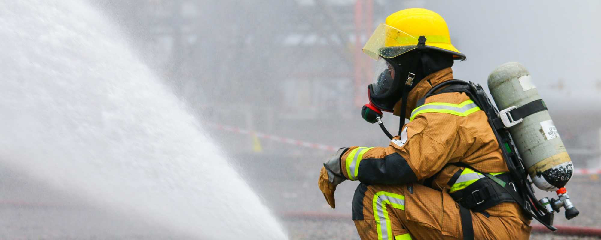 Firefighters are at risk for being exposed to carcinogens and asbestos.