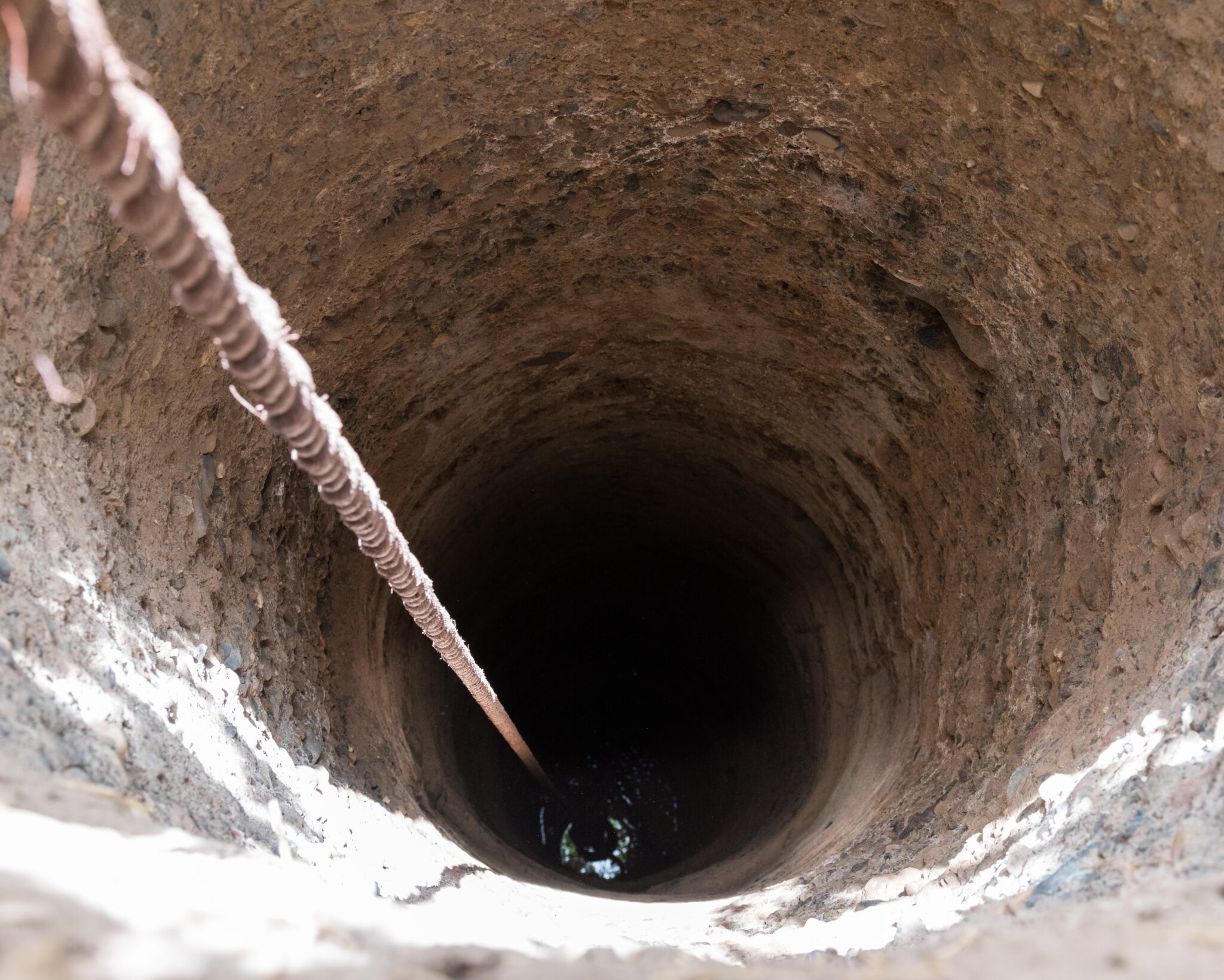 old deep well at Navy base contaminated