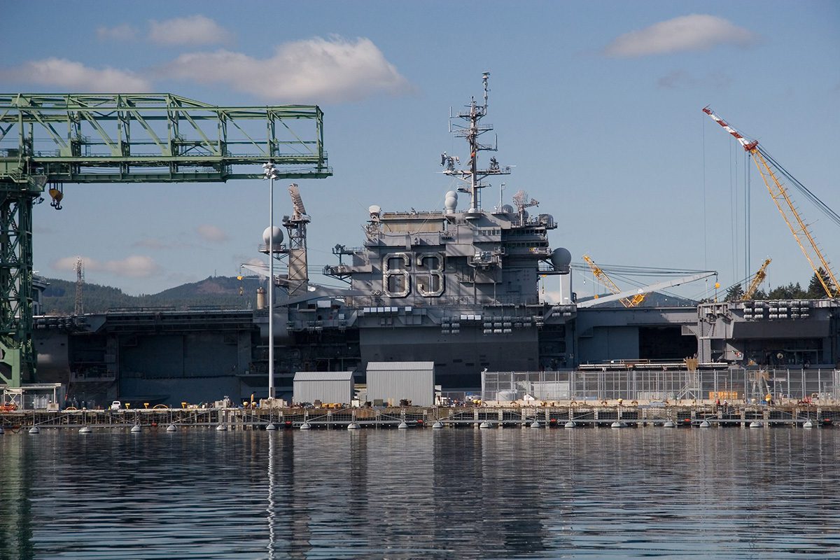 Ship similar to one at long beach naval shipyard