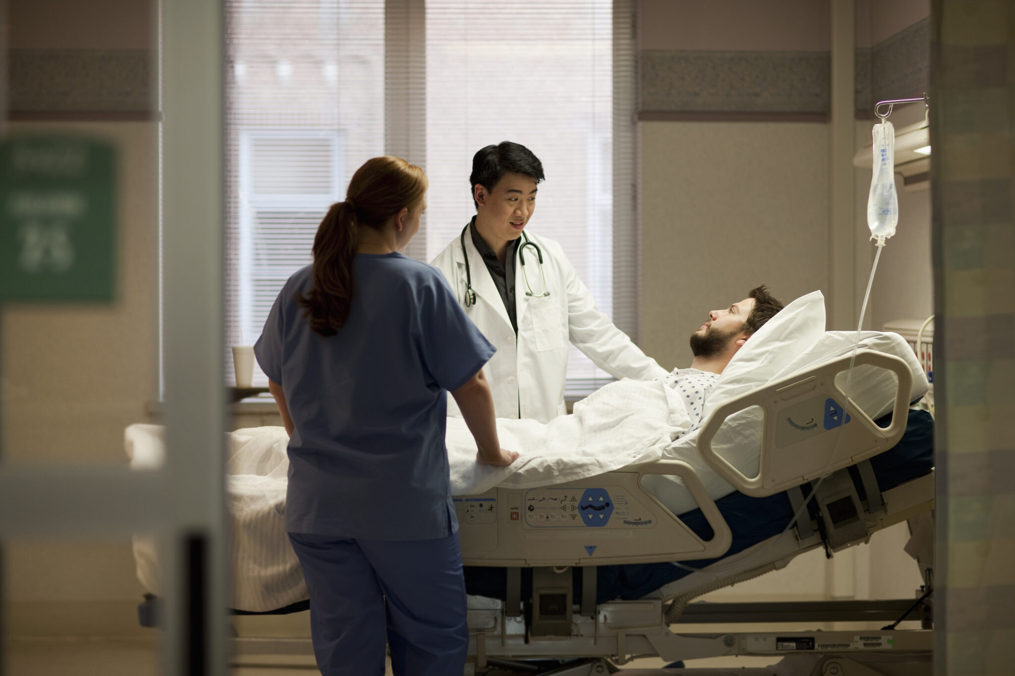 A patient receives care at Marion VA Medical Center.